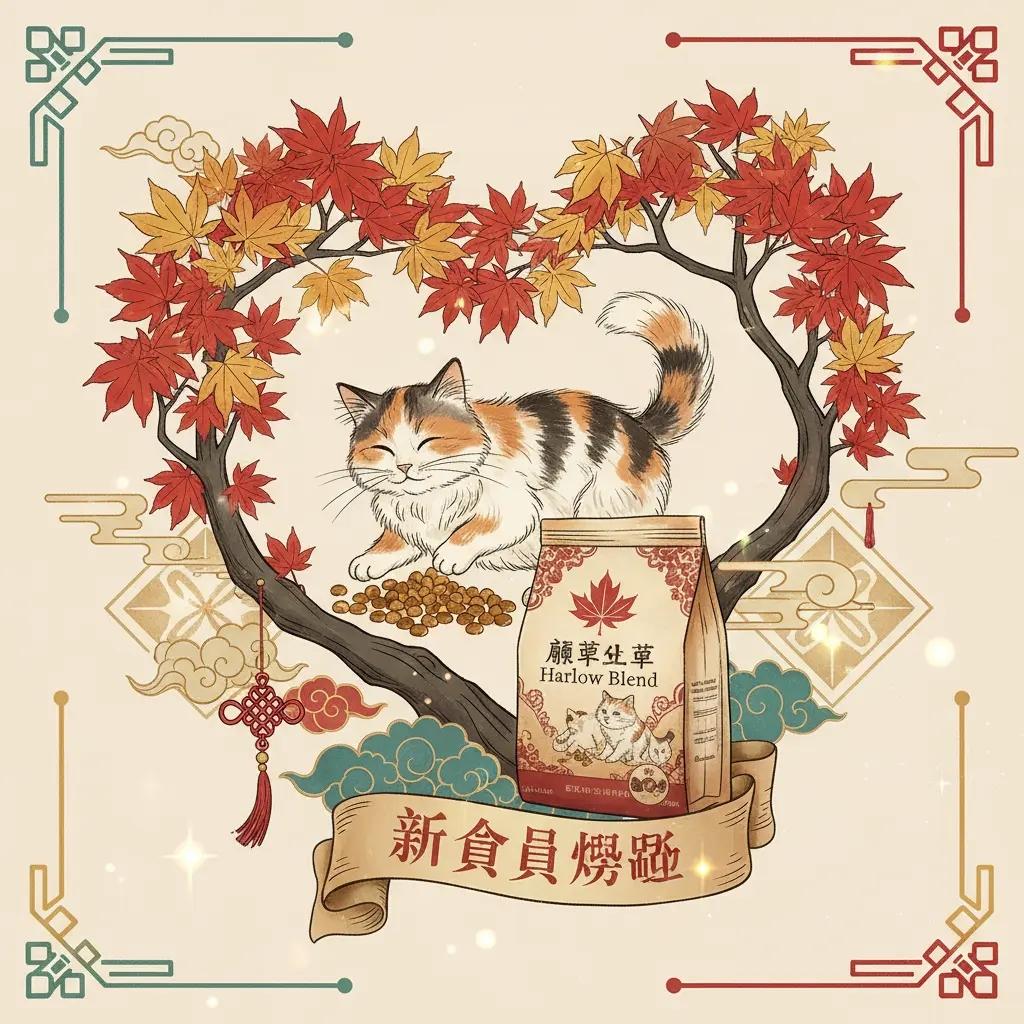 新會員獎勵 - 楓葉 Harlow Blend 貓糧