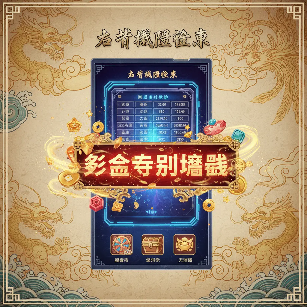 老虎機賠率表 - 彩金特別遊戲