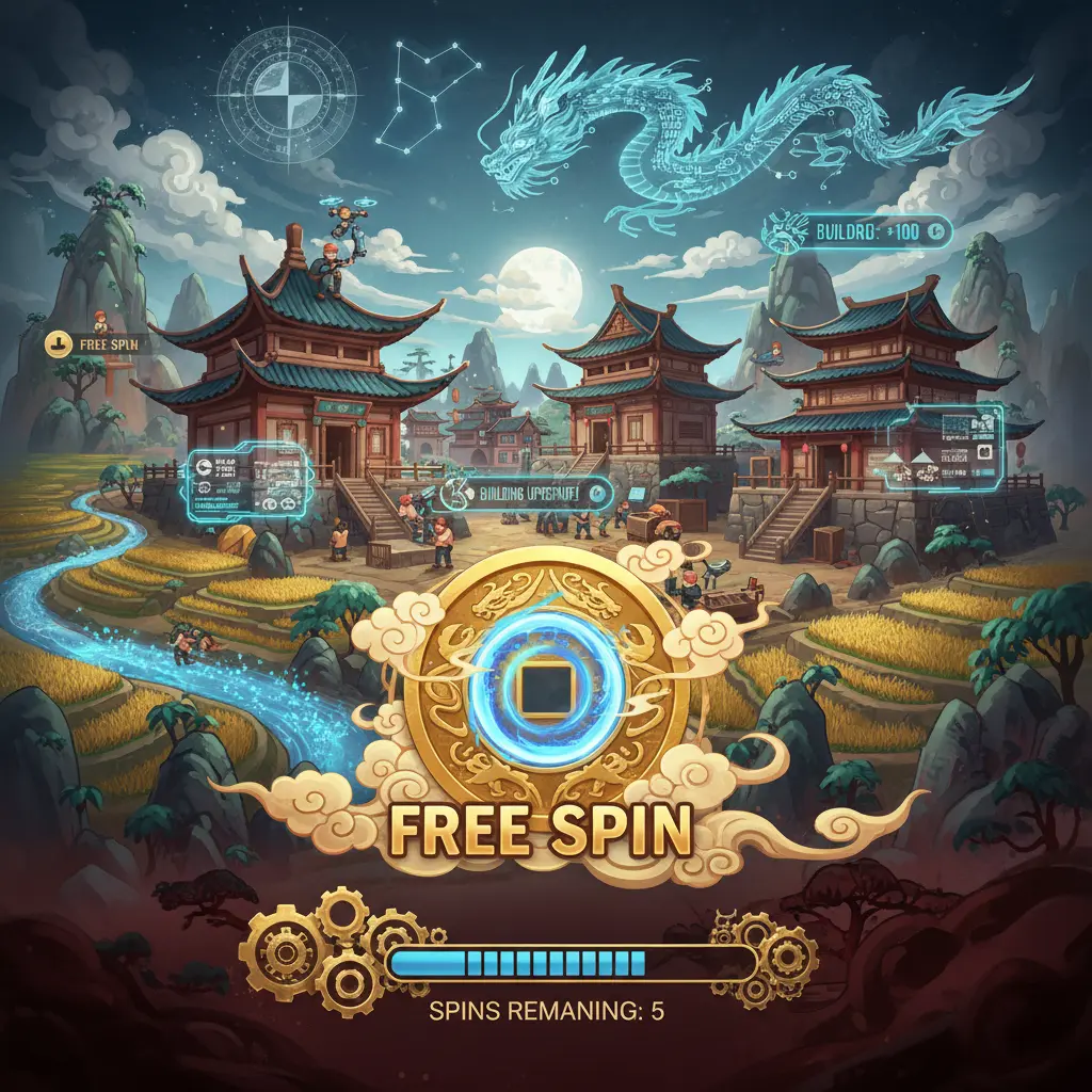 免費旋轉 - 村莊建設