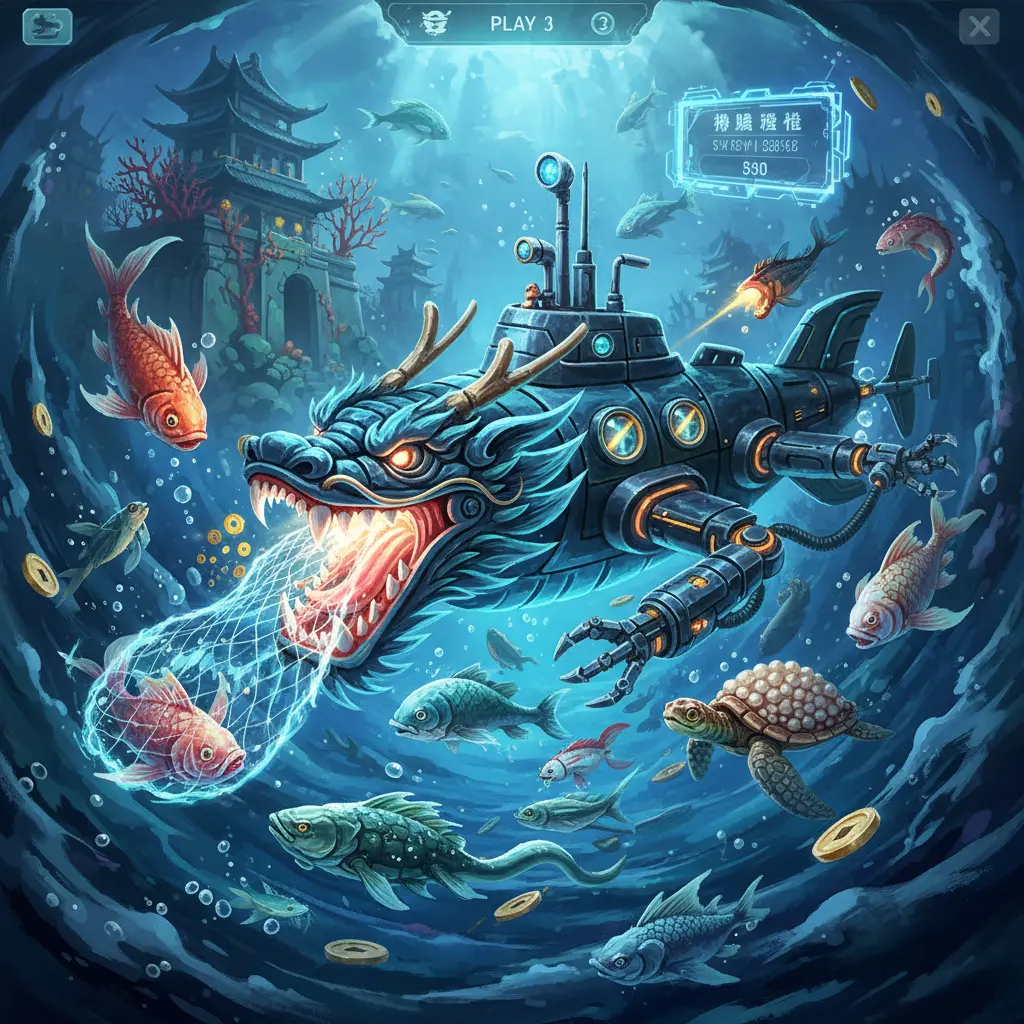 捕魚遊戲 - 捕魚潛水艇